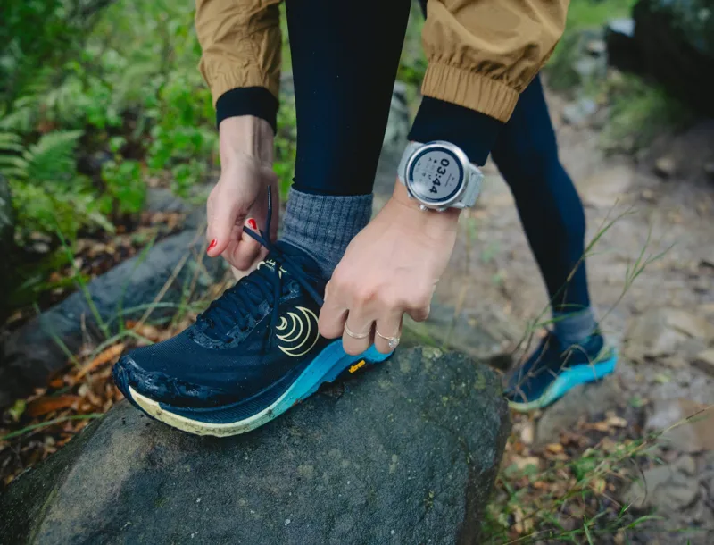 Topo Athletic Women's Ultraventure 4 Running Shoe in Black/Lime-5