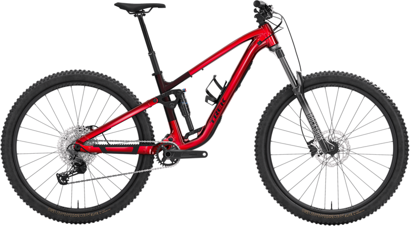Trek Fuel EX 5 Gen 7 in Gloss Fury Red and Matte Dark Carmine