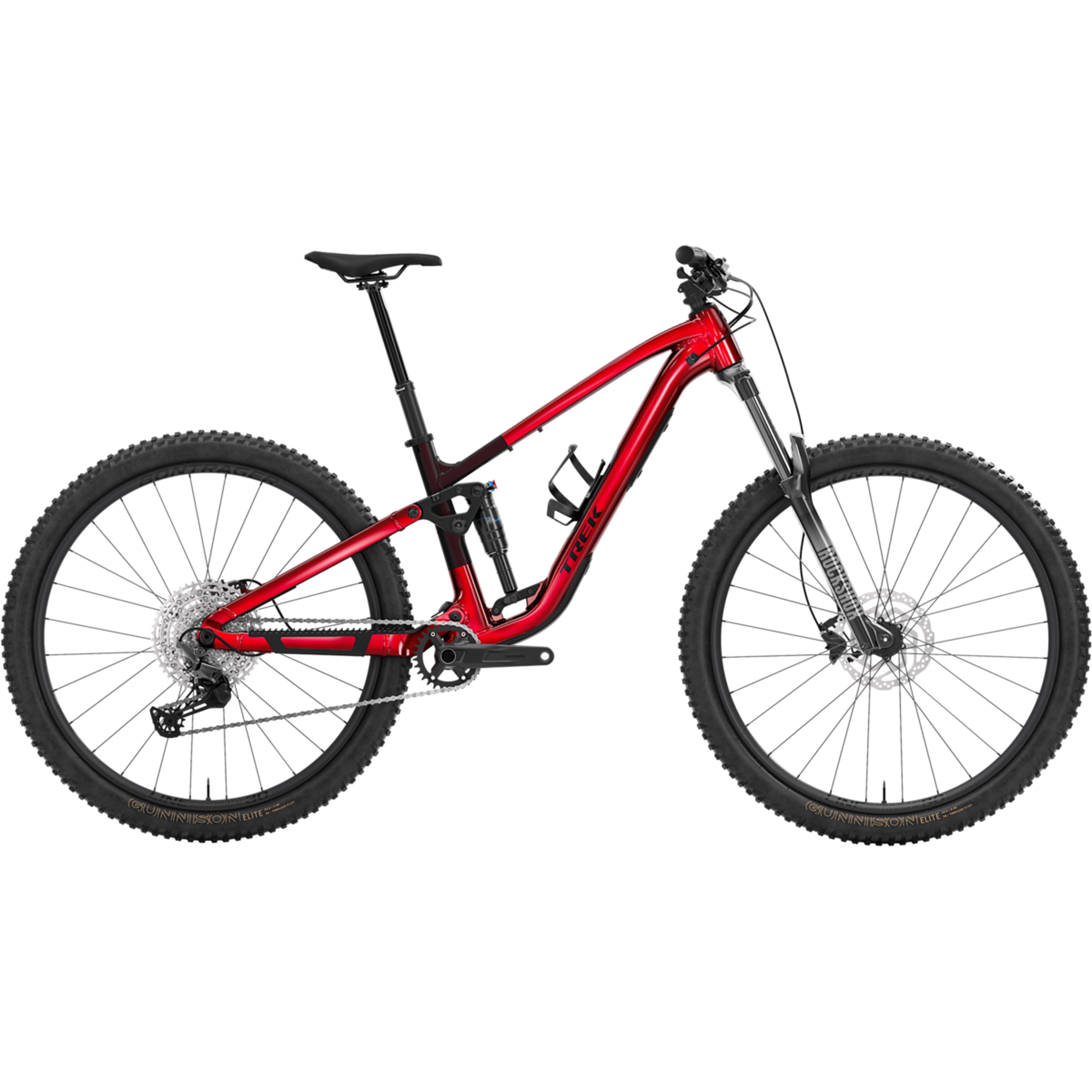 Trek Fuel EX 5 Gen 7 in Gloss Fury Red and Matte Dark Carmine Trek Fuel EX 5 Gen 7 in Gloss Fury Red and Matte Dark Carmine