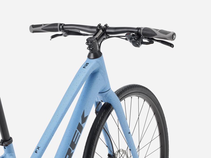 Trek FX 2 Midstep Gen 4 Hybrid Bike in Fjord Blue-2