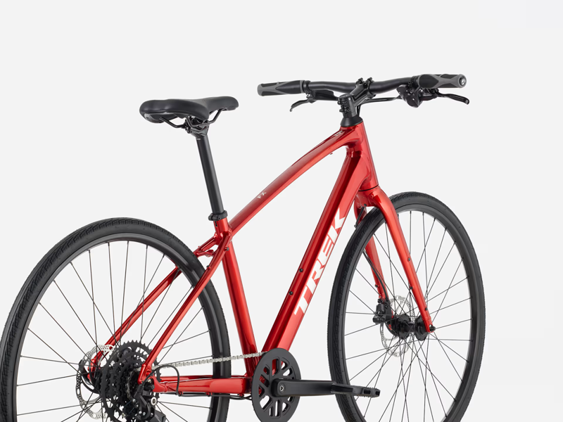 Trek FX 2 Stepover Gen 4 in Fury Red-1