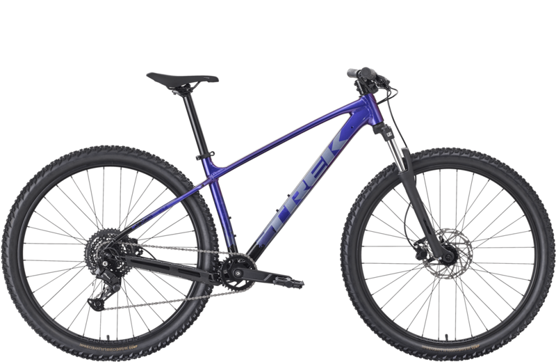 Trek Marlin 4 Gen 3 in Purple Flip to Trek Black Fade