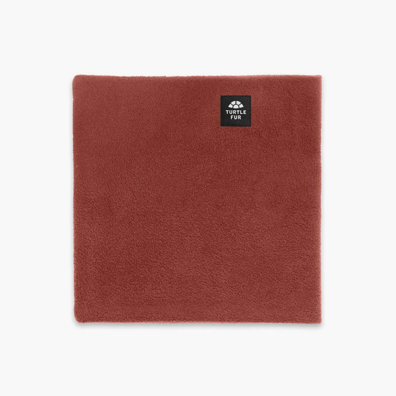 Turtle Fur Chelonia 150 Fleece Double-Layer Neck Warmer in Rust