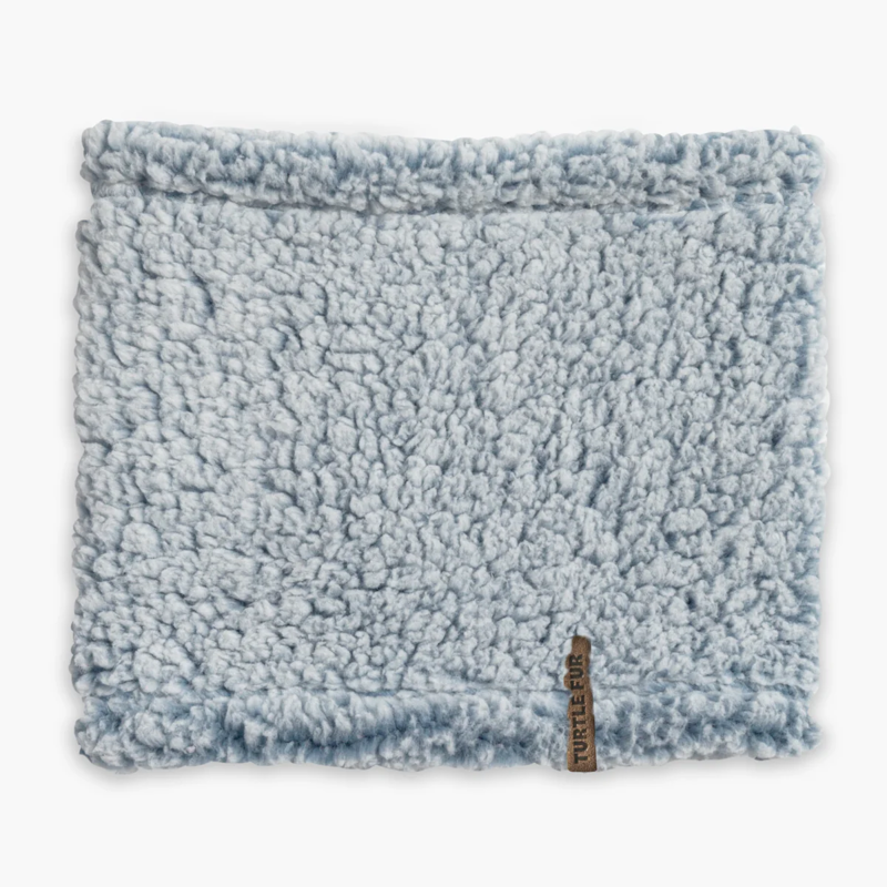 Turtle Fur Comfort Lush Neck Warmer in Smoke Blue