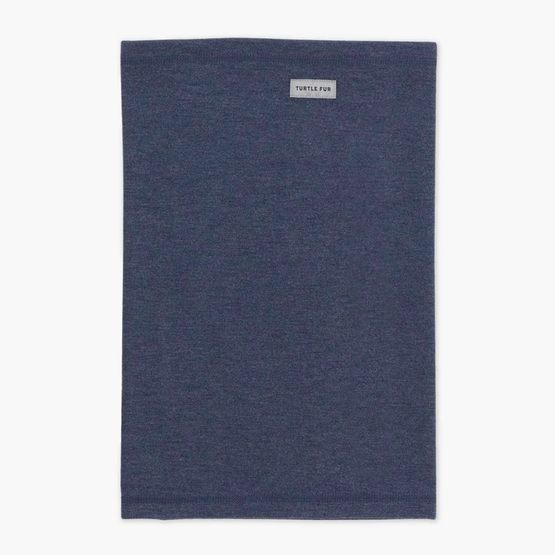 Turtle Fur Comfort Luxe Tube Neck Warmer in Denim