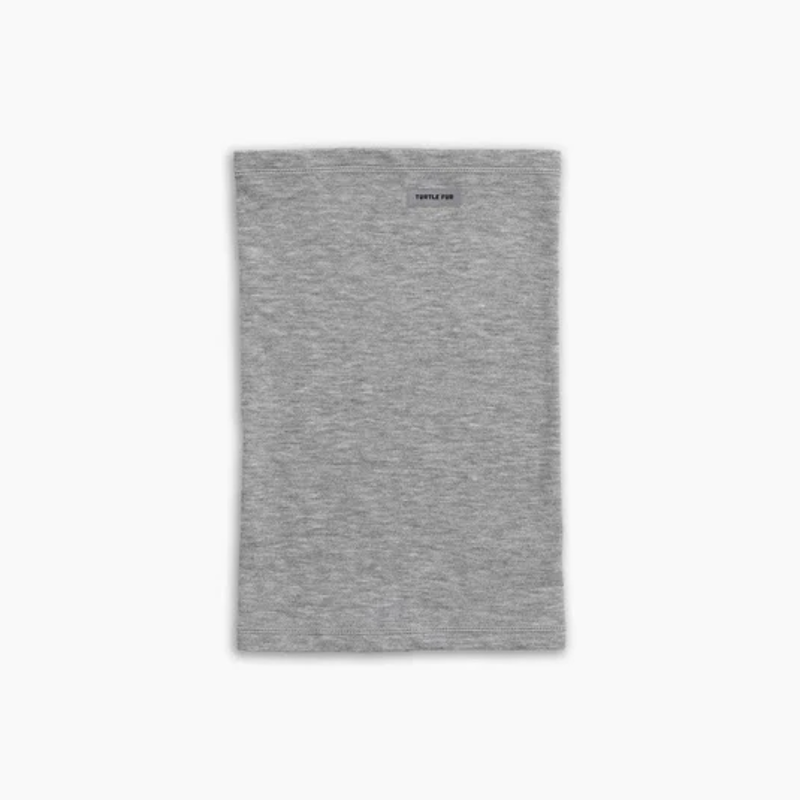 Turtle Fur Comfort Luxe Tube Neck Warmer in Silver