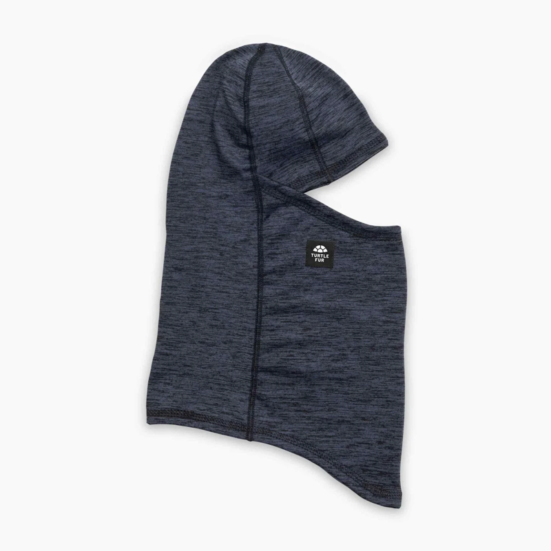 Turtle Fur Comfort Stria Quantum Balaclava in Onyx