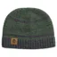 Turtle Fur Lambswool Schist Beanie in Dark Green