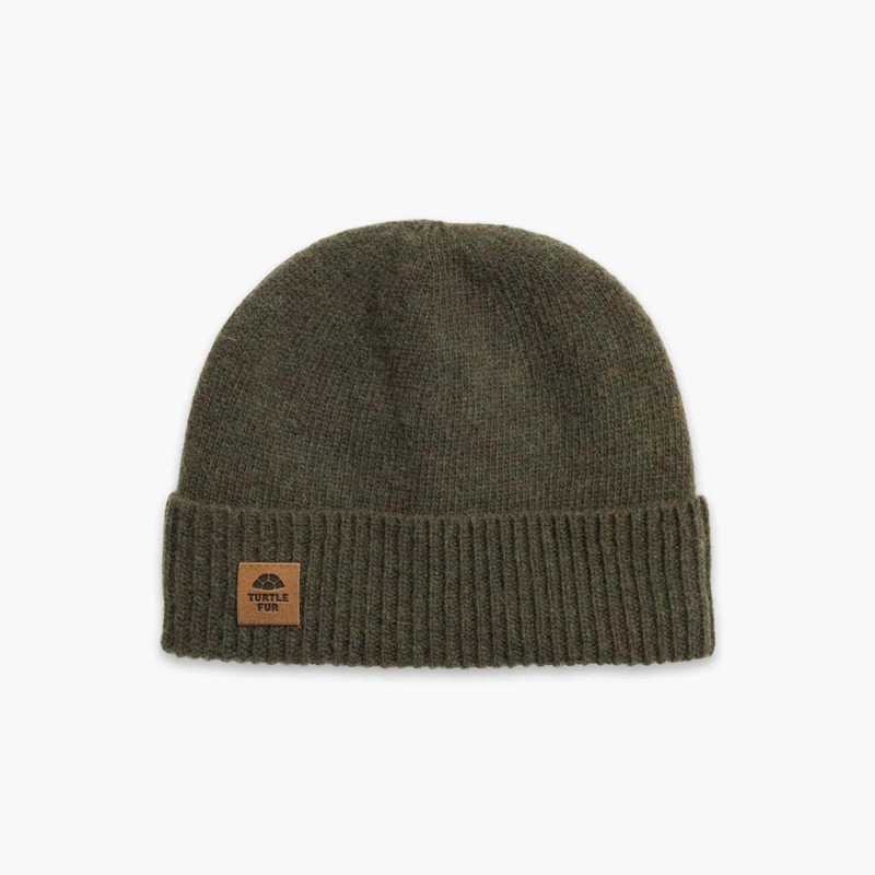 Turtle Fur Lambswool Thatcher Hat in Olive