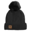 Turtle Fur Lindsey Recycled Pom Beanie in Black