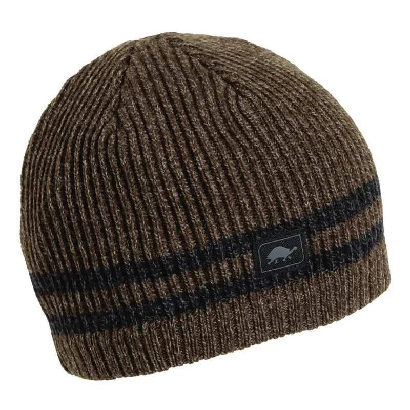 Turtle Fur Mr. Happy Ocean Ragg Wool Beanie in Earth