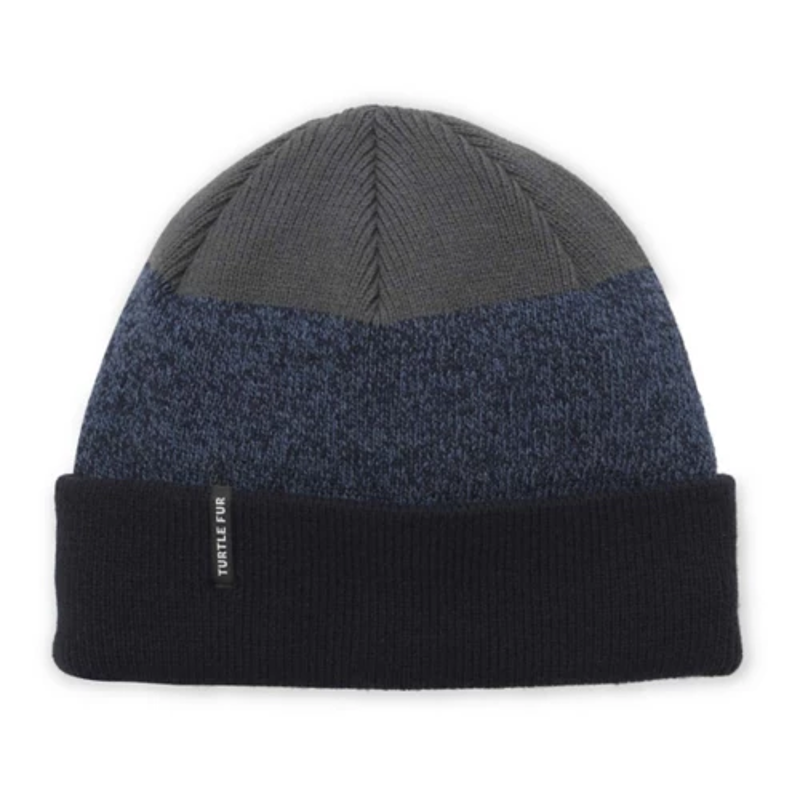 Turtle Fur Ocean Ragg Wool Andre Hat in Navy
