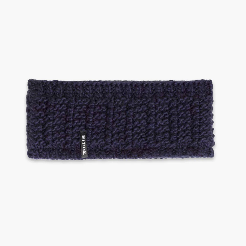 Turtle Fur Shay Knit Headband in Midnight