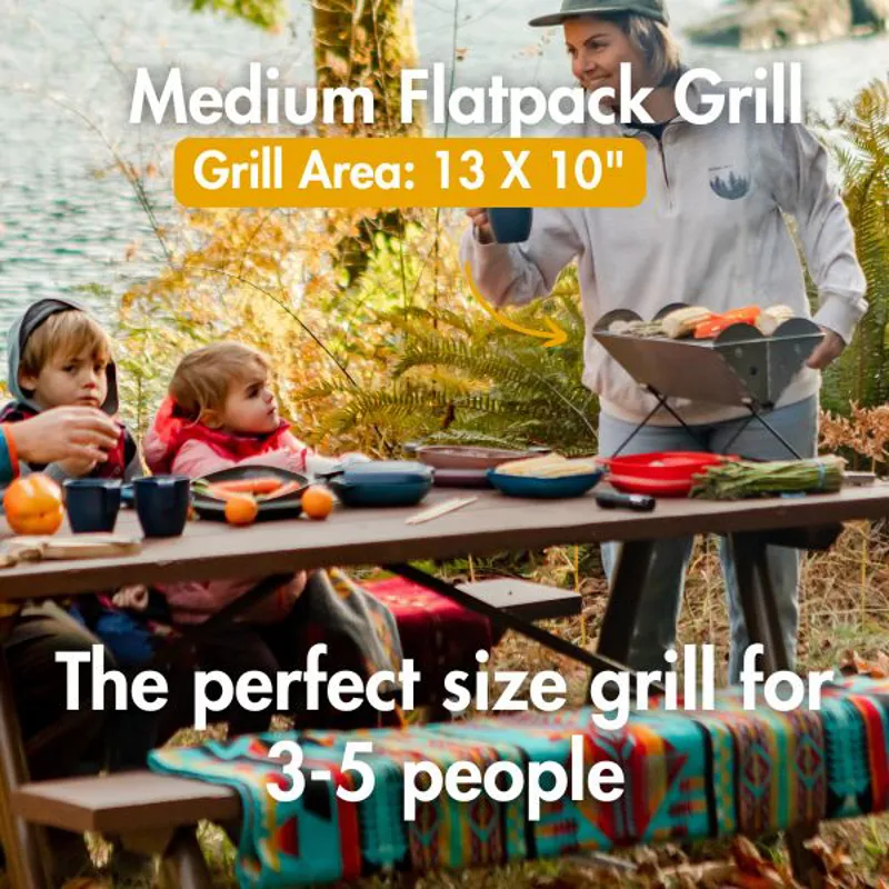 Uco Flatpack Medium Portable Grill and Firepit-1