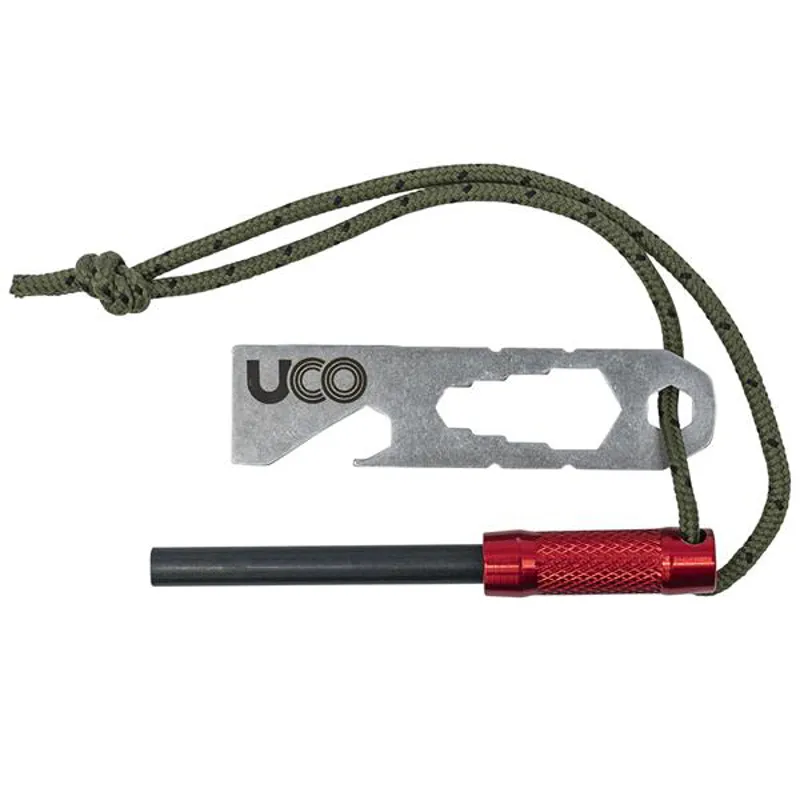 UCO Survival Fire Striker in Red