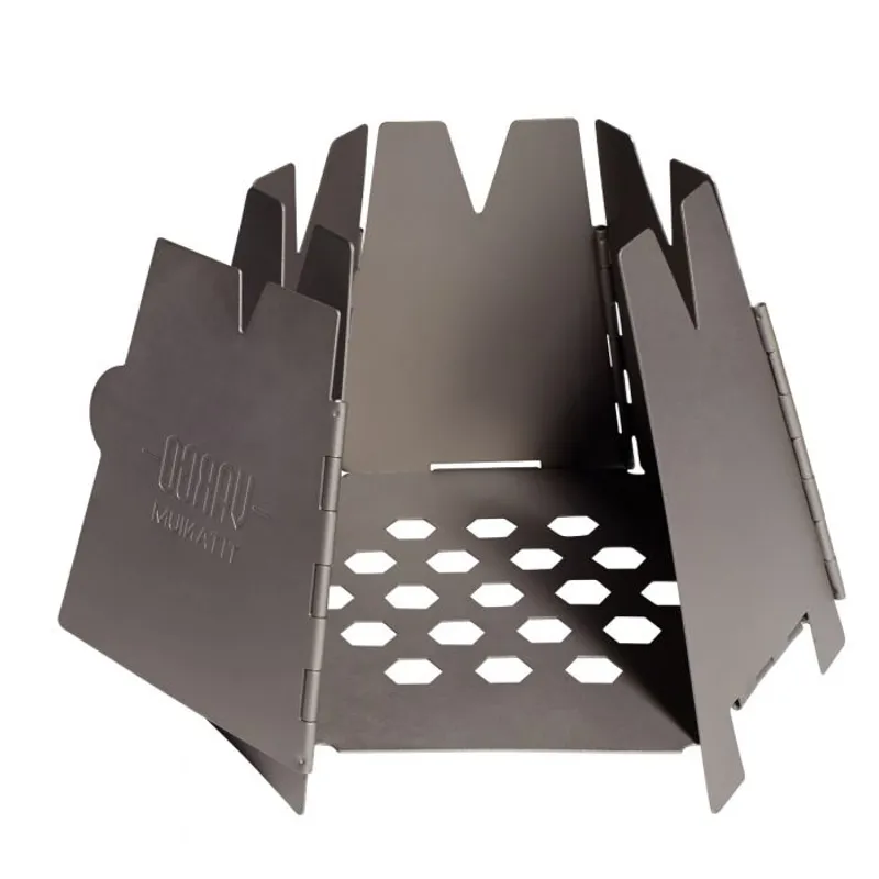 Vargo Hexagon Wood Stove Titanium-1