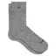Wide Open Solid Midweight Micro Crew Sock in Light Gray