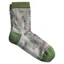 Wide Open Women's Foliage Lightweight Micro Crew Socks in Light Gray