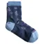 Wide Open Women's Foliage Lightweight Micro Crew Socks in Denim
