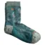 Wide Open Women's Foliage Lightweight Micro Crew Socks in Teal