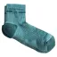 Wide Open Women's Single Stripe Quarter Socks in Light Teal
