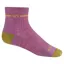 Wide Open Women's Single Stripe Quarter Socks in Violet