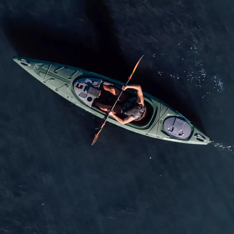 Wilderness Systems Pungo 125 Kayak in Forest Green-4