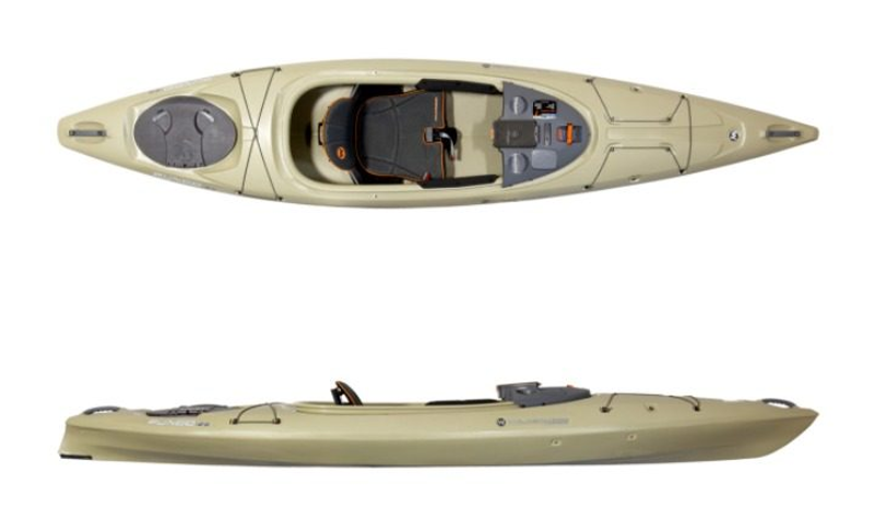 Wilderness Systems Pungo 125 Kayak in Fossil Tan