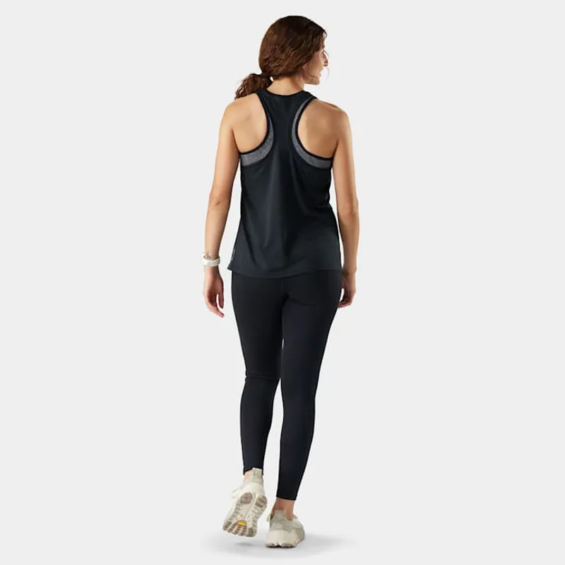 Smartwool Women's Active Mesh Racerback Tank in Black-1