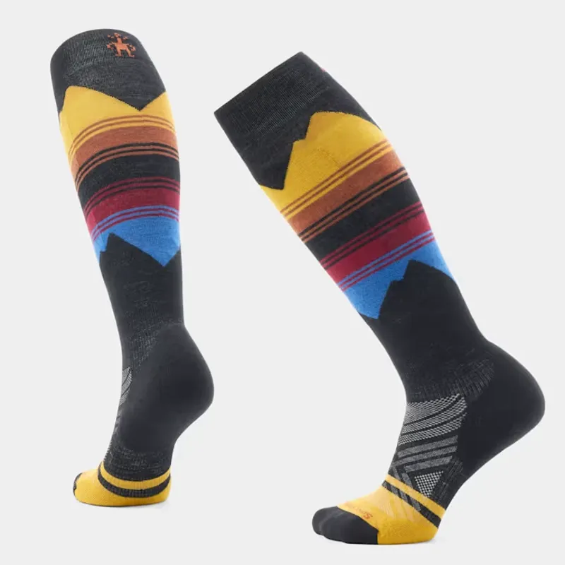 Smartwool Women's Ski Pattern Over The Calf Socks in Honey Gold