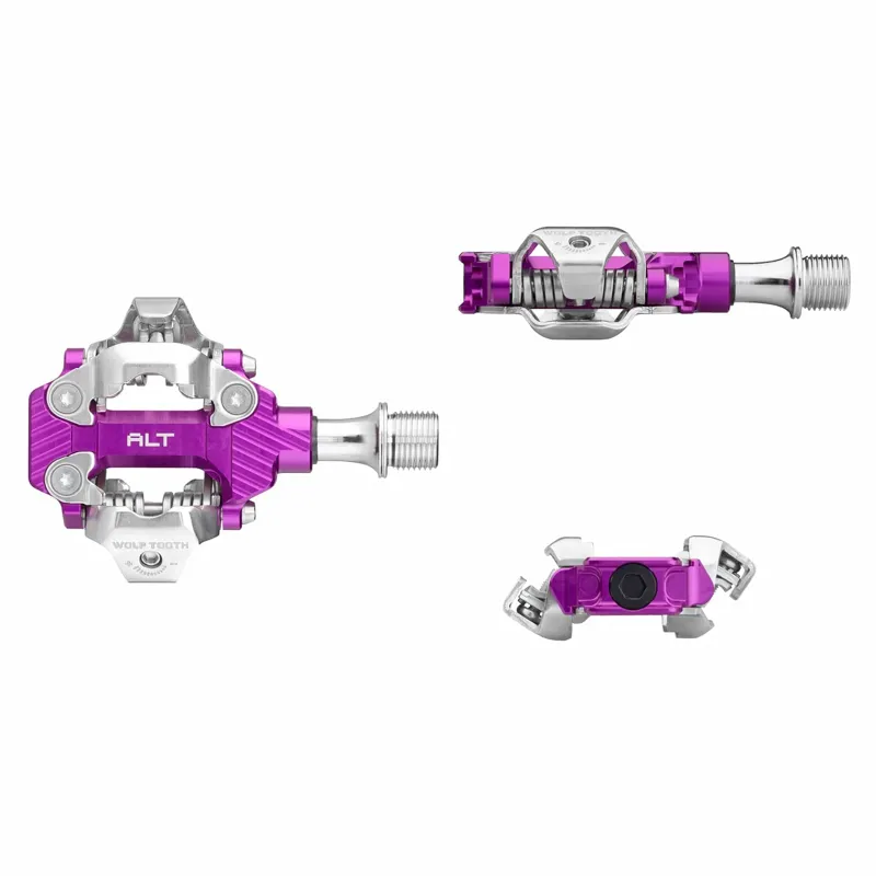 Wolf Tooth ALT XC Clipless Pedals in Purple-4
