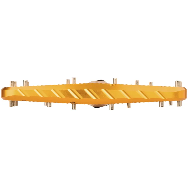 Wolf Tooth Ripsaw Aluminum Pedals in Gold-2