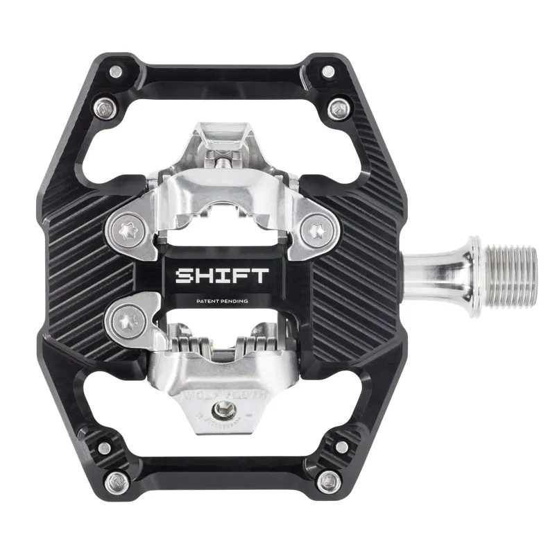 Wolf Tooth Shift Gravity Clipless Pedal in Black-1