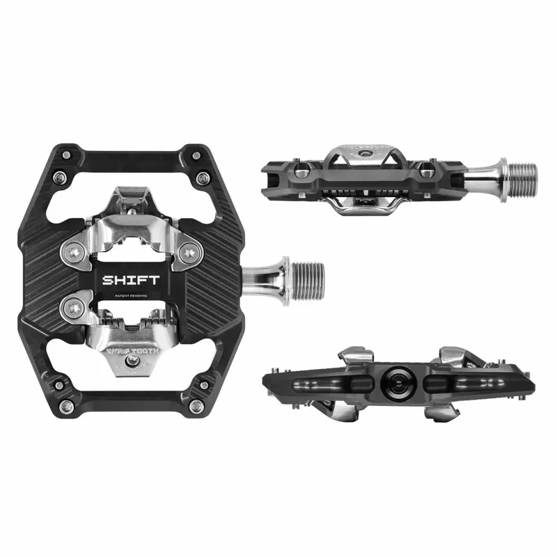 Wolf Tooth Shift Gravity Clipless Pedal in Black-3