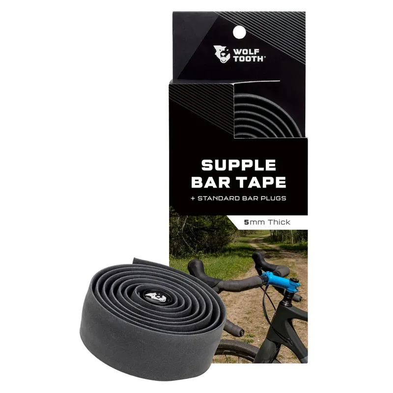 Wolf Tooth Supple Bar Tape in Black-1