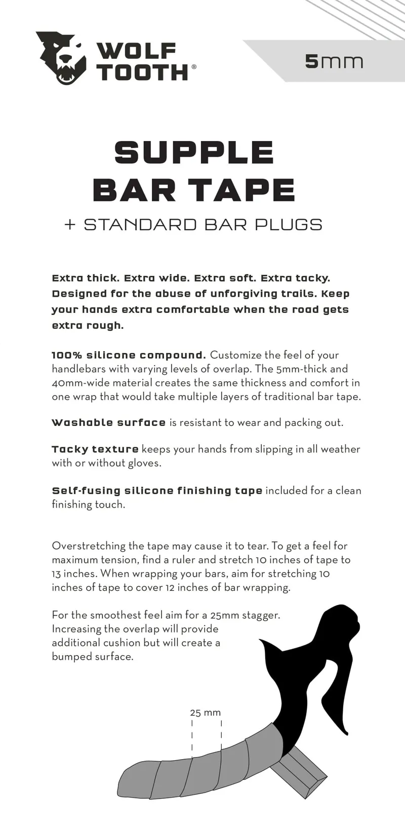 Wolf Tooth Supple Bar Tape in Blue-2