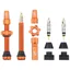 Wolf Tooth 44mm Tubeless Presta Valve Stem Kit in Orange