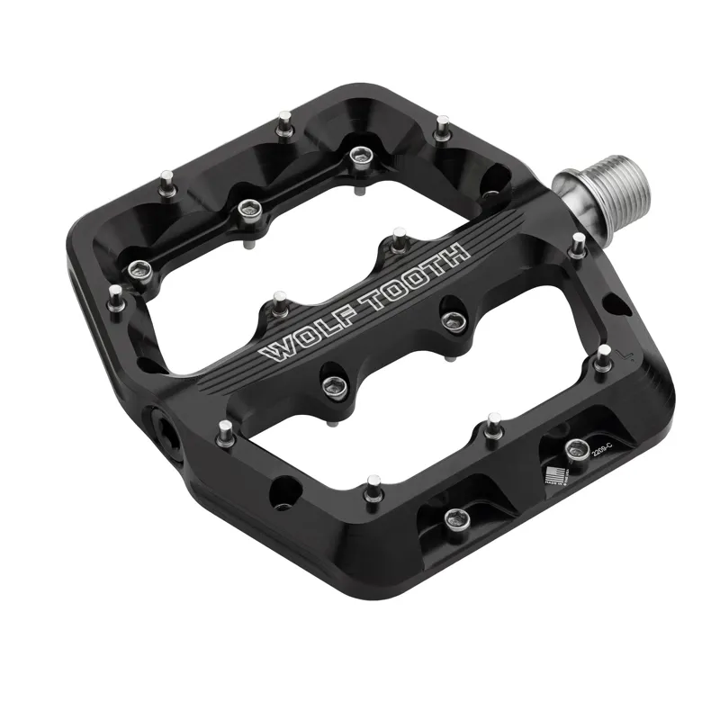 Wolf Tooth Waveform Aluminum Pedals in Black-2