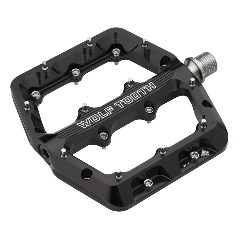 Wolf Tooth Waveform Aluminum Pedals in Black-3