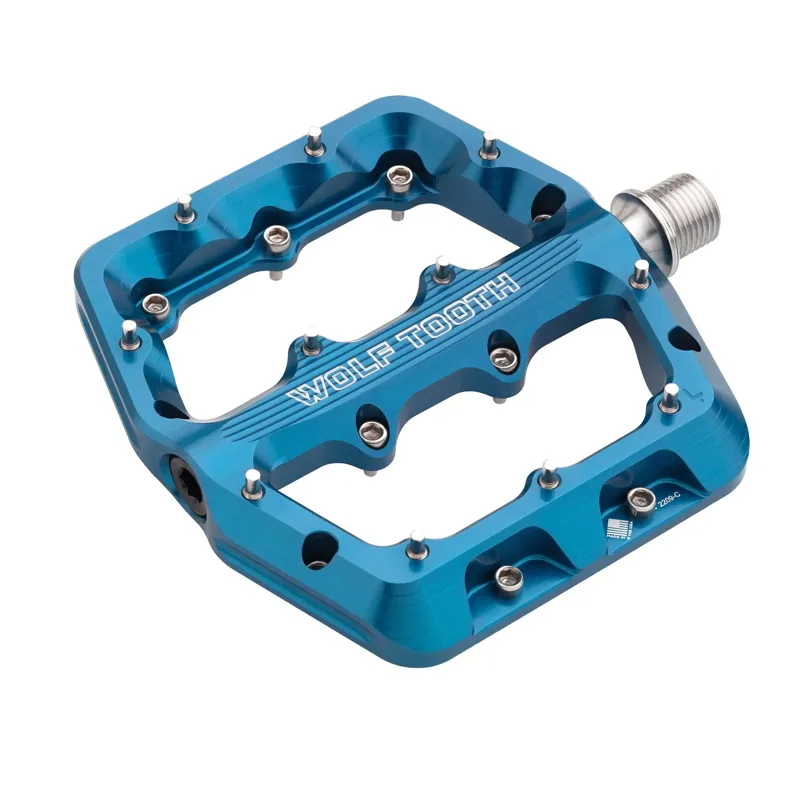 Wolf Tooth Waveform Aluminum Pedals in Blue-3