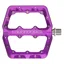 Wolf Tooth Waveform Aluminum Pedals in Ultaviolet Purple