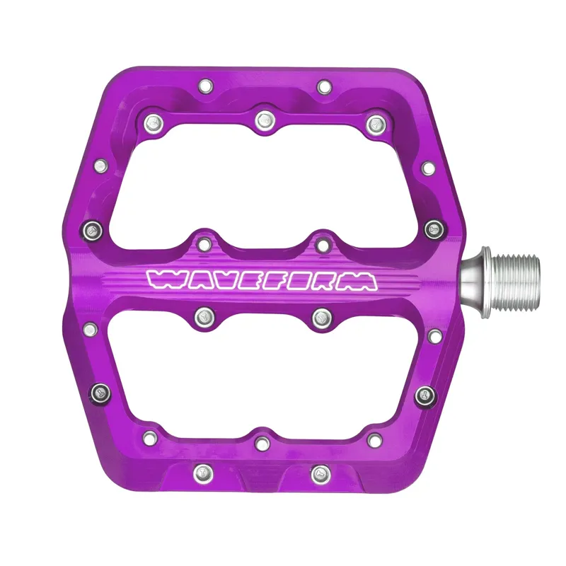 Wolf Tooth Waveform Aluminum Pedals in Ultaviolet Purple-1