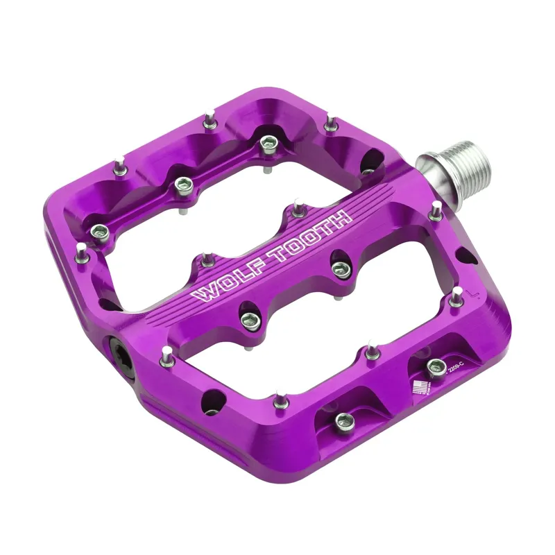 Wolf Tooth Waveform Aluminum Pedals in Ultaviolet Purple-3