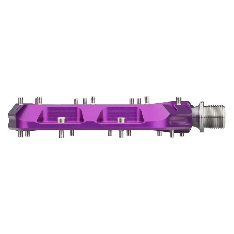 Wolf Tooth Waveform Aluminum Pedals in Ultaviolet Purple-4