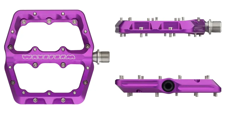 Wolf Tooth Waveform Aluminum Pedals in Ultaviolet Purple-6