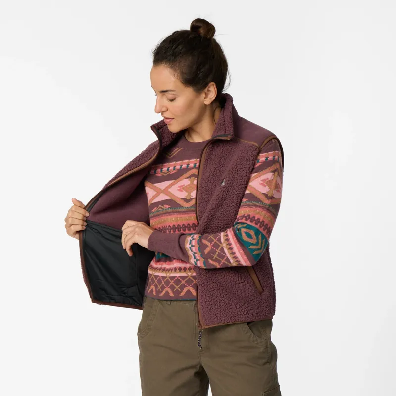 Royal Robbins Women's Palisades Vest in Huckleberry-5