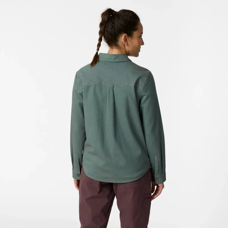 Royal Robbins Women's Lieback Button-Up L/S Shirt in Mineral Heather-4