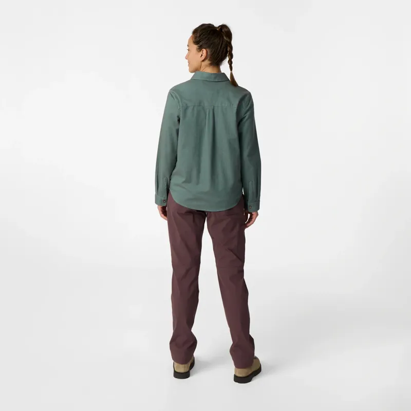 Royal Robbins Women's Lieback Button-Up L/S Shirt in Mineral Heather-7
