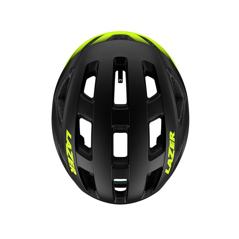 Lazer Tonic Kineticore Road Helmet in Black Flash Yellow-4