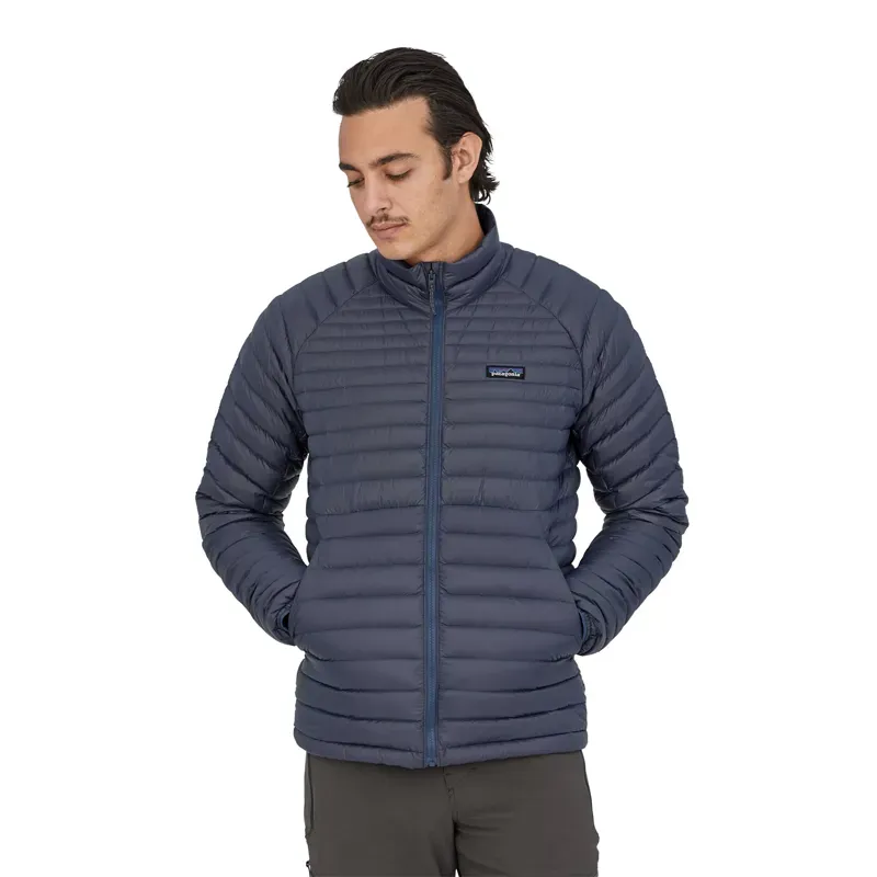 Patagonia AlpLight Down Jacket in Smolder Blue -1